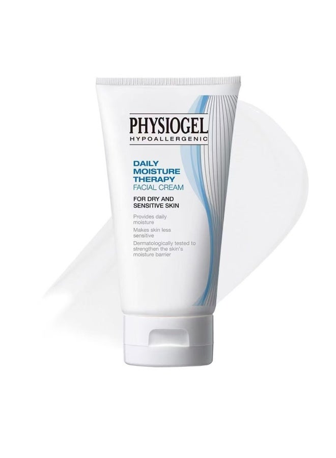 Physiogel Daily Moisture Therapy Facial Cream | 72-hr hydration | Normal to dry sensitive skin | Strengthen skin barrier | Hypoallergenic | Clinically tested | Free from fragrance, parabens, colorants - Image 1